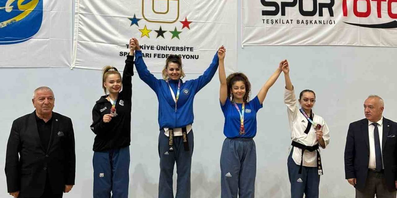 Eskişehirli ‘altın Kız’ Milli Tekvandocu Gülsena Karakuyulu Yine Zirvede
