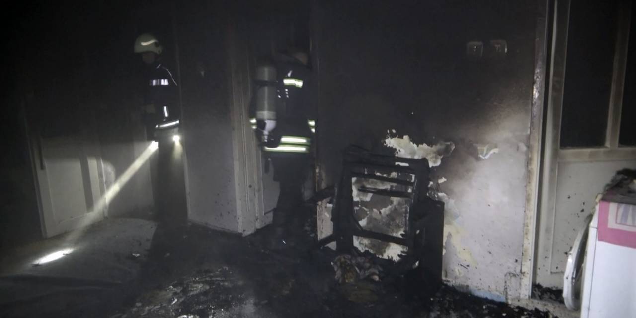 Apartmanda Yangın Paniği