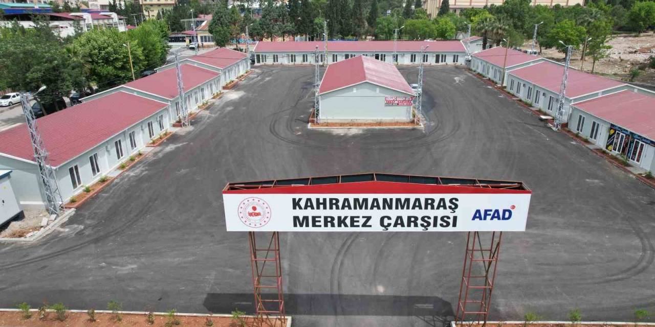 Kahramanmaraş ’merkez Prefabrik Çarşı’ Hizmete Girdi