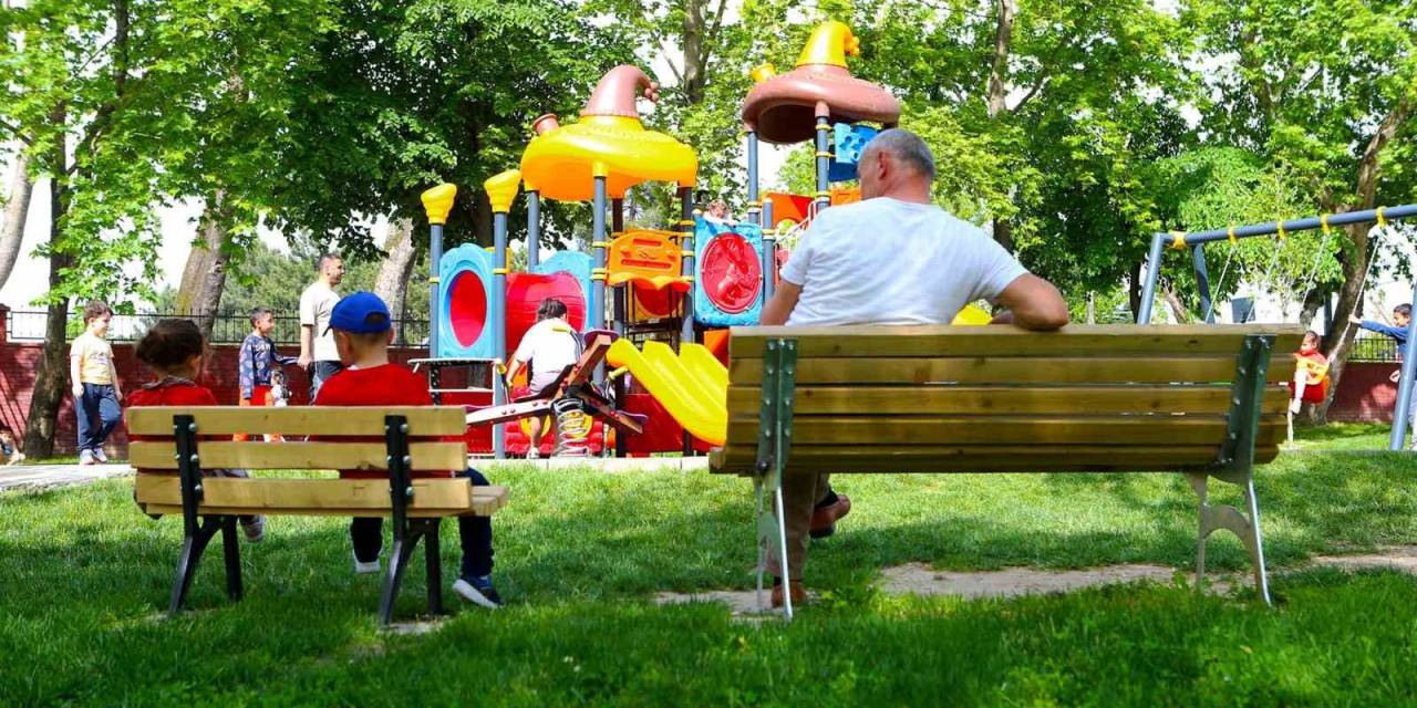 Büyükşehir Parklara Renk Kattı