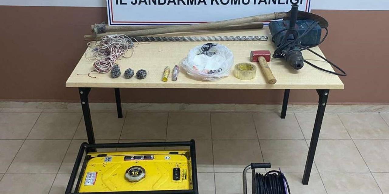 Kaçak Kazı Hazırlığı Yapan 5 Şüpheli Yakalandı
