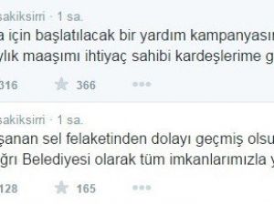 Ağrı Belediyesi Eş Başkanı Sakık’tan Hopa’ya Yardım