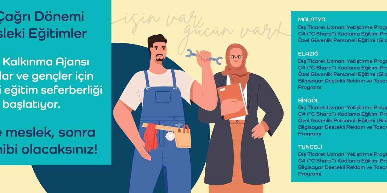 Fırat Kalkınma Ajansı Mesleki Eğitim Ve İstihdam Seferberliği Başlıyor