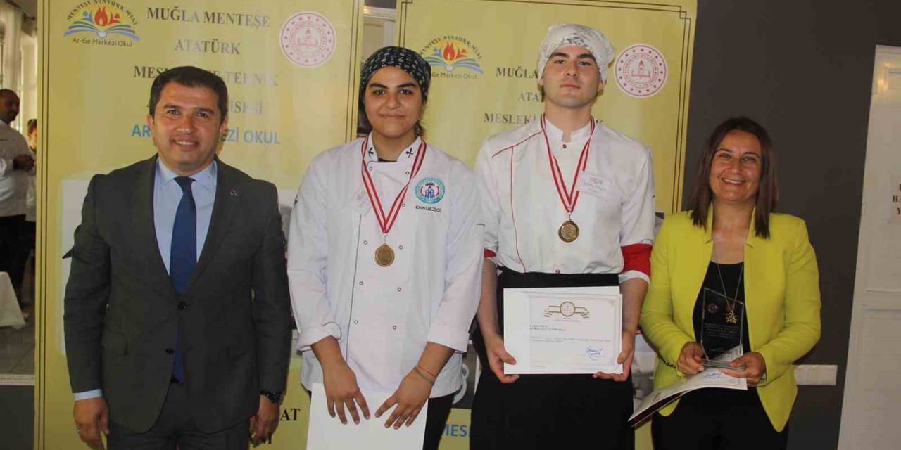 Muğla’da Genç Aşçı Adayları Yemek Yarışmasında Hünerlerini Sergiledi