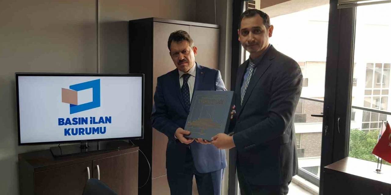 Eskişehir C. Başsavcısı Ali Yeldan, Basın İlan Kurumu Eskişehir Şube Müdürü Aşkın’ı Ziyaret Etti