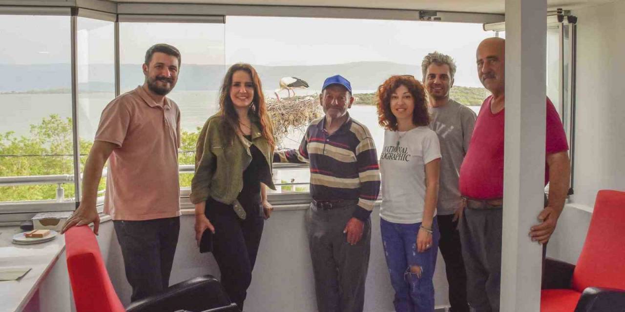 Yaren Leylek, Yeni Yuvasında Dostu Adem Amca’ya Komşu Oldu