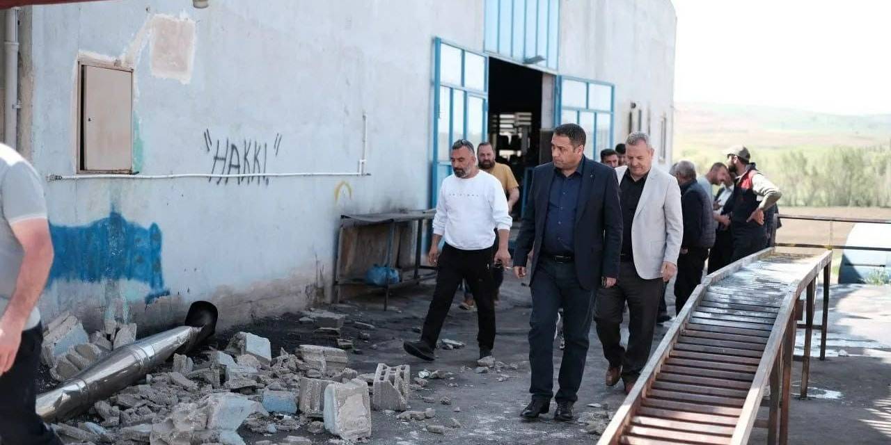 Başkan Ekinci, İş Yerleri Zarar Gören Esnafı Ziyaret Etti