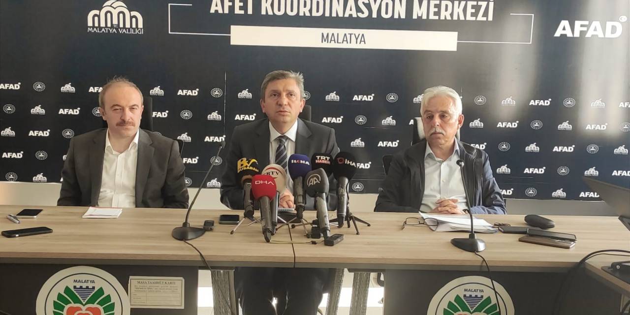 Malatya’da Deprem Sonrası Yapılan Çalışmalar Hakkında Bilgi Verildi