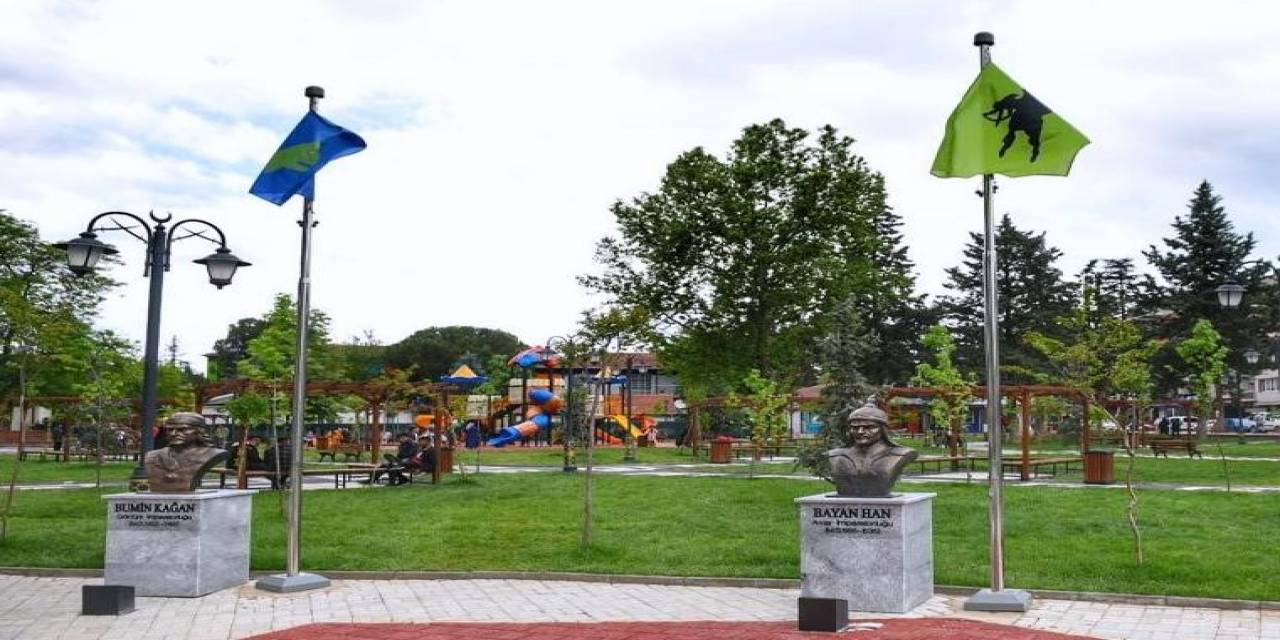 Osmanlının İlk Başşehrine Yapılan Parkta Türk Büyüklerinin Büstleri Ve 16 Devletin Bayrakları Yer Alıyor