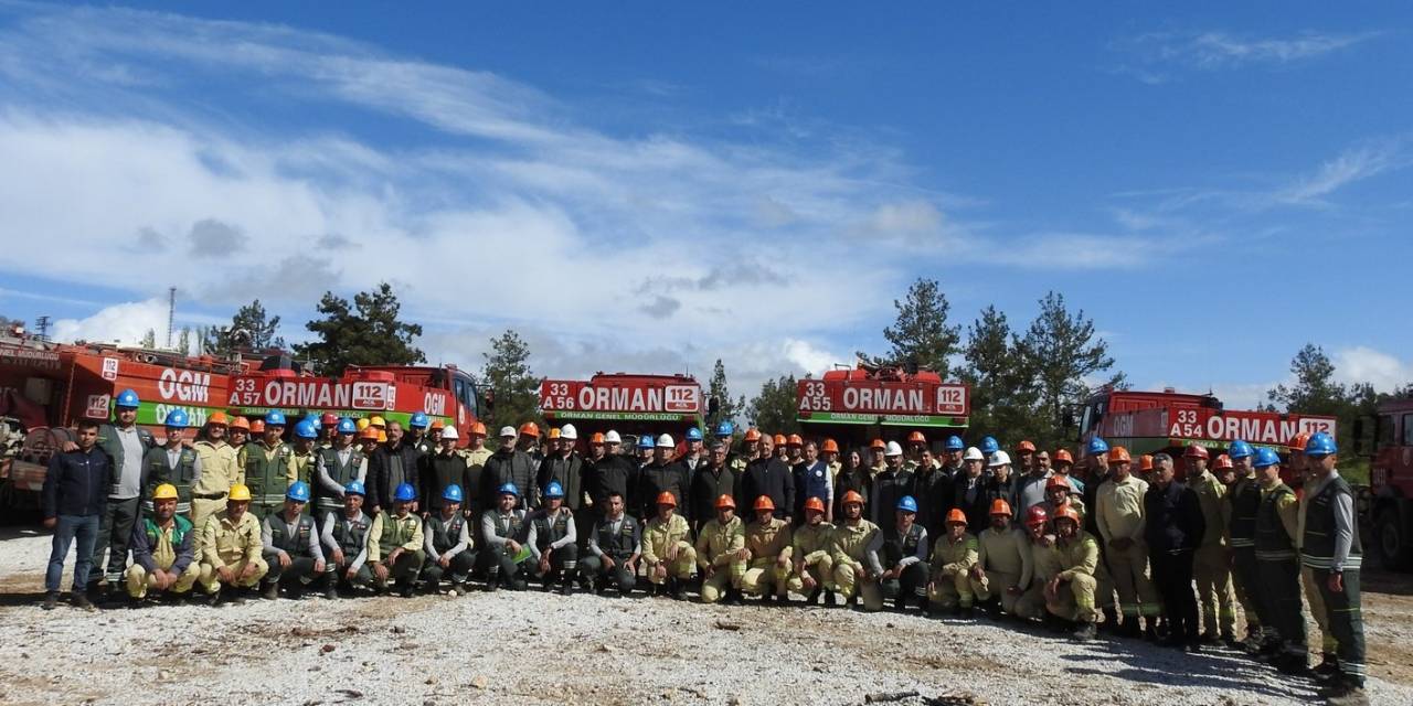 Mersin’de Yangın Ekipleri İşbaşı Eğitimleri Tamamlandı