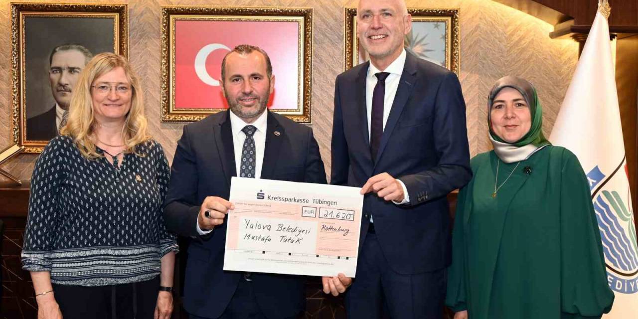 Yalova’nın Kardeş Şehri Rottenburg’tan Depremzedelere 21 Bin Euro Bağış
