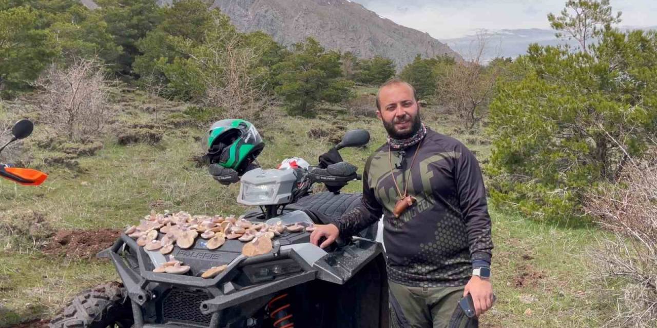 Atv Ve Kros Motorlarla Çıktıkları 3 Bin Rakımda Mantar Topladılar