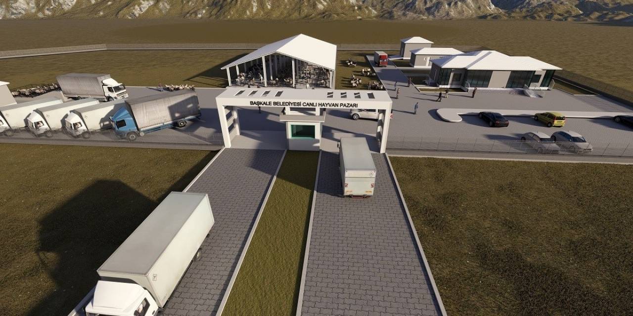 Başkale’de Canlı Hayvan Pazarı Kuruluyor