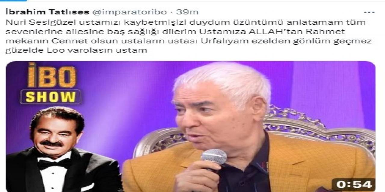 Usta Sanatçı Nuri Sesigüzel Hayatını Kaybetti