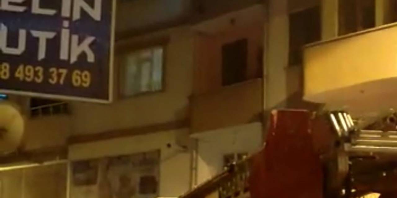 Alkollü Şahıs Balkona Çıkıp İntihara Kalkıştı