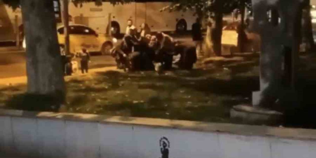 Taksim’de Dilencilerin Para Kavgası Kamerada