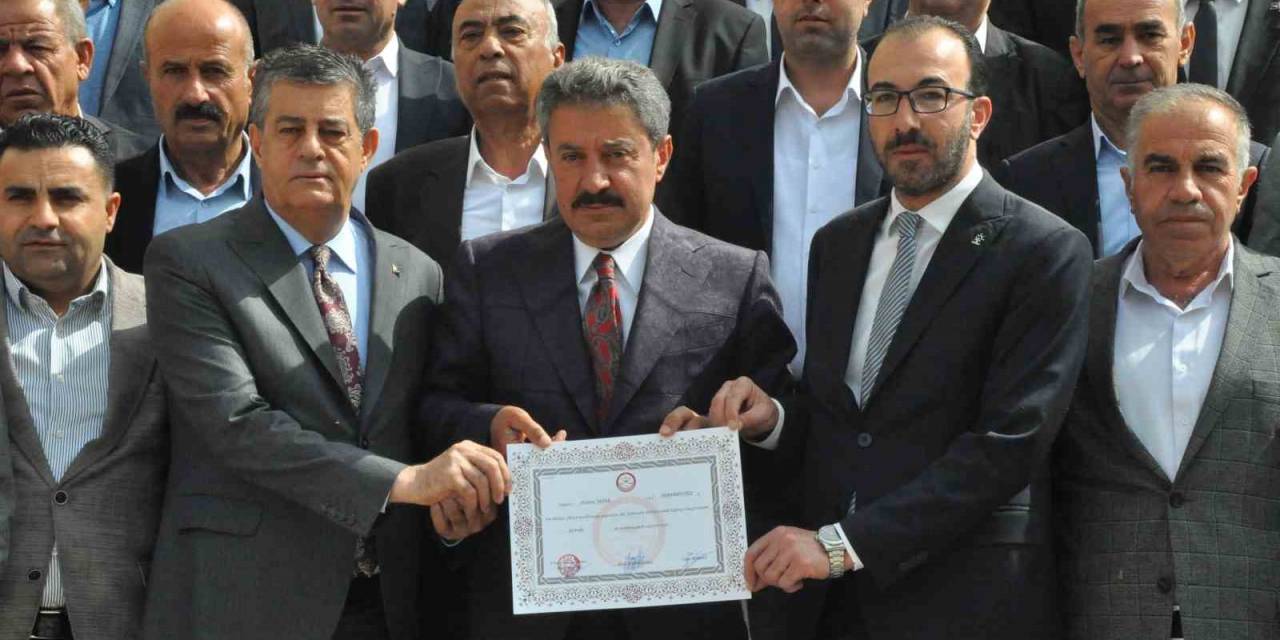Ak Parti Şırnak Milletvekili Aslan Tatar Mazbatasını Aldı