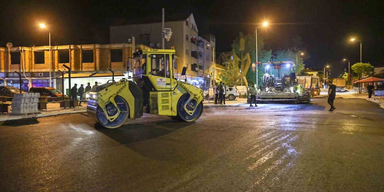 Bozkurt’ta Gece Asfalt Mesaisi