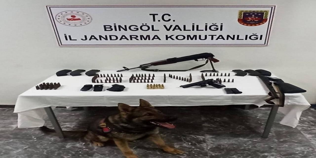 Bingöl’de Durdurulan Bir Araç İçinde Silahlar Ele Geçirildi