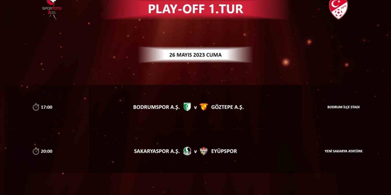 Spor Toto 1. Lig’de Play-off Programı Belli Oldu