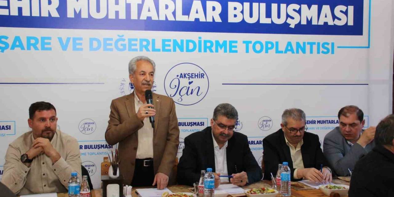 Muhtarlarla İstişare Ve Değerlendirme Toplantısı Yapıldı