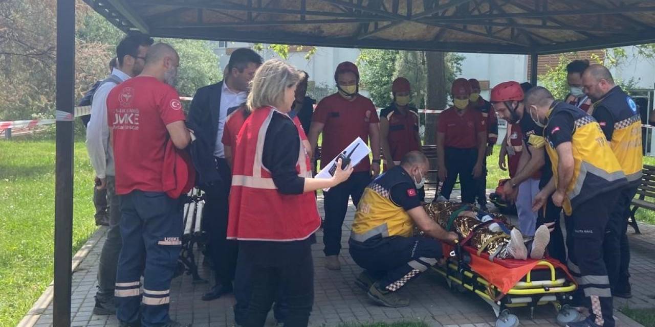 Esogü Hastanesi’nde Yangın Tatbikatı Yapıldı