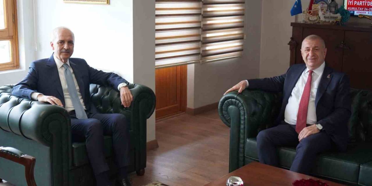 Ak Parti Genel Başkanvekili Kurtulmuş, Zafer Partisi Genel Başkanı Özdağ İle Görüştü