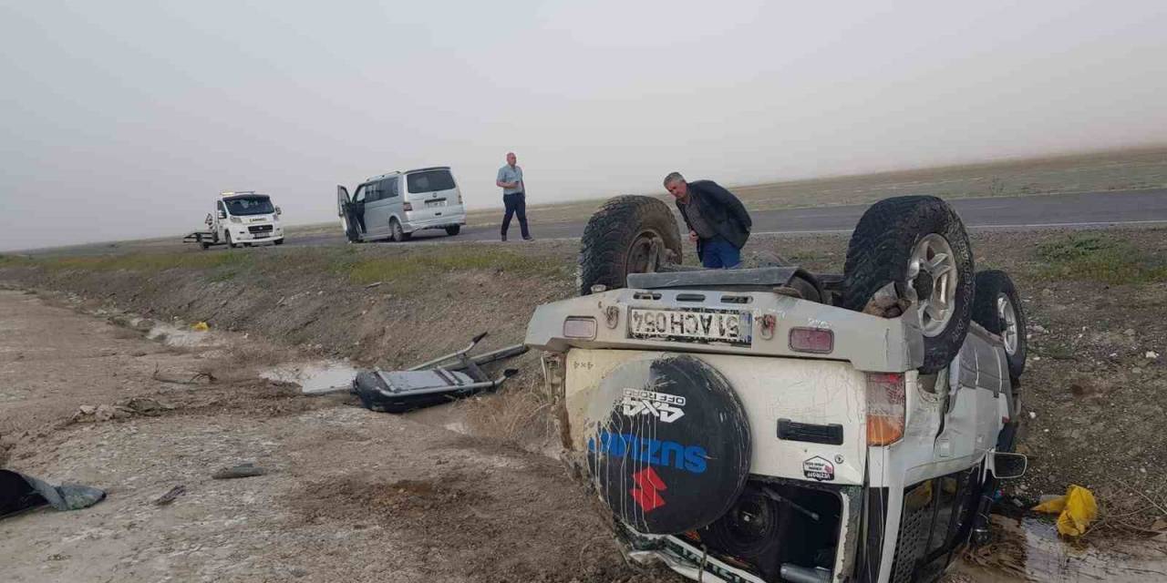 Otomobiller Çarpıştı: 1 Yaralı