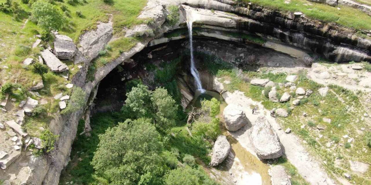 Diyarbakır’da Bin Yıldır Akan Şelale Drone İle Görüntülendi