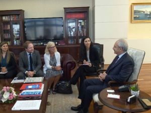 Kılıçdaroğlu, İsveç Sosyal Demokrat Parti Heyetini Kabul Etti