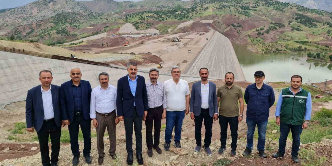 Ak Parti Heyeti Baraj İnşaatlarını İnceledi