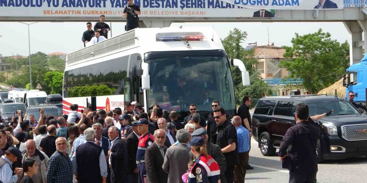 Cumhurbaşkanı Erdoğan’a Malatya ’da Sevgi Seli