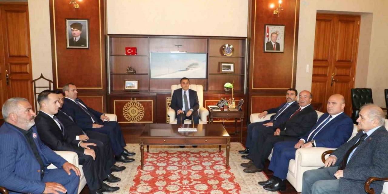 Azerbaycan Heyetinden Vali Öksüz’e Ziyaret