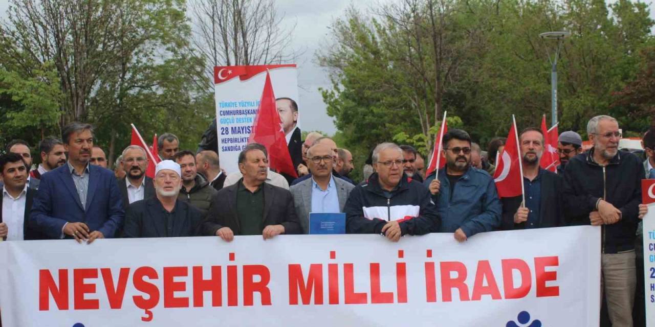 Nevşehir Milli İrade Platformu, Cumhurbaşkanı Erdoğan’a Destek İstedi