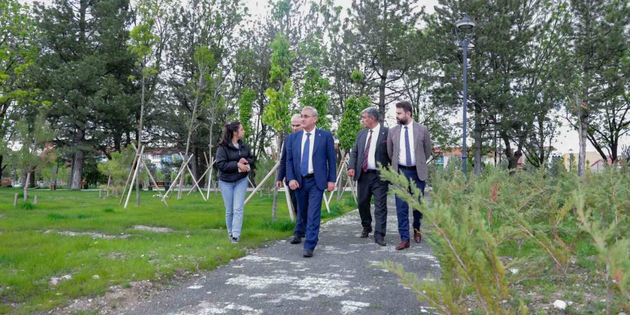 Kütahya Millet Bahçesi’nde İncelemelerde Bulundu