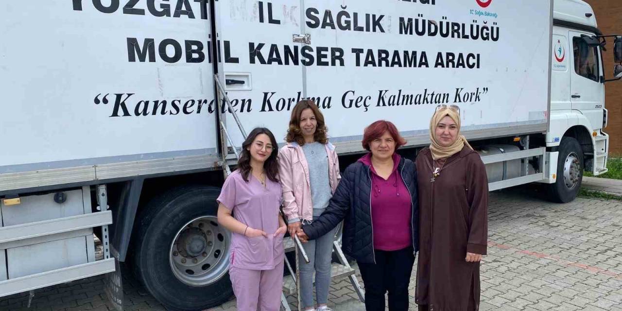 Akdağmadeni’nde Kadınlara Yönelik Kanser Taraması Sürüyor