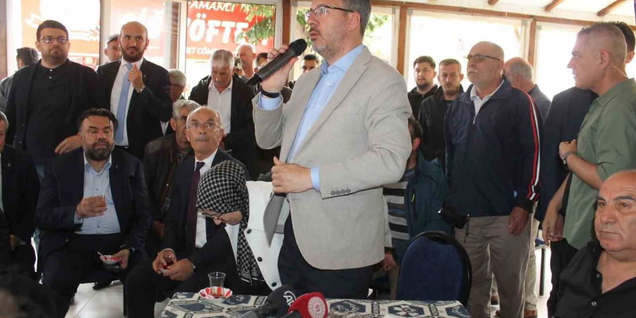 Bakan Kasapoğlu, 2. Tur İçin Manyas’tan Destek İstedi