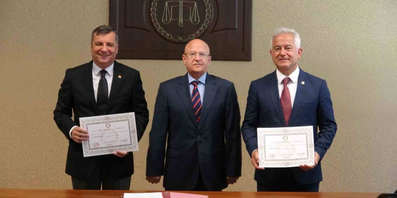 Chp Çanakkale Milletvekilleri Mazbatalarını Aldı