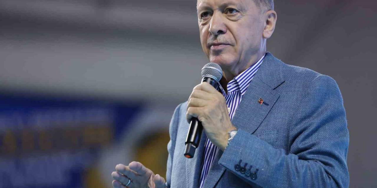 Cumhurbaşkanı Erdoğan “ Milletimiz İktidara Giden Yolu, Milli İrade Yerine Kandil’de Ve Pensilvanya’da Arayanlara Kırmızı Kart Göstermiştir”