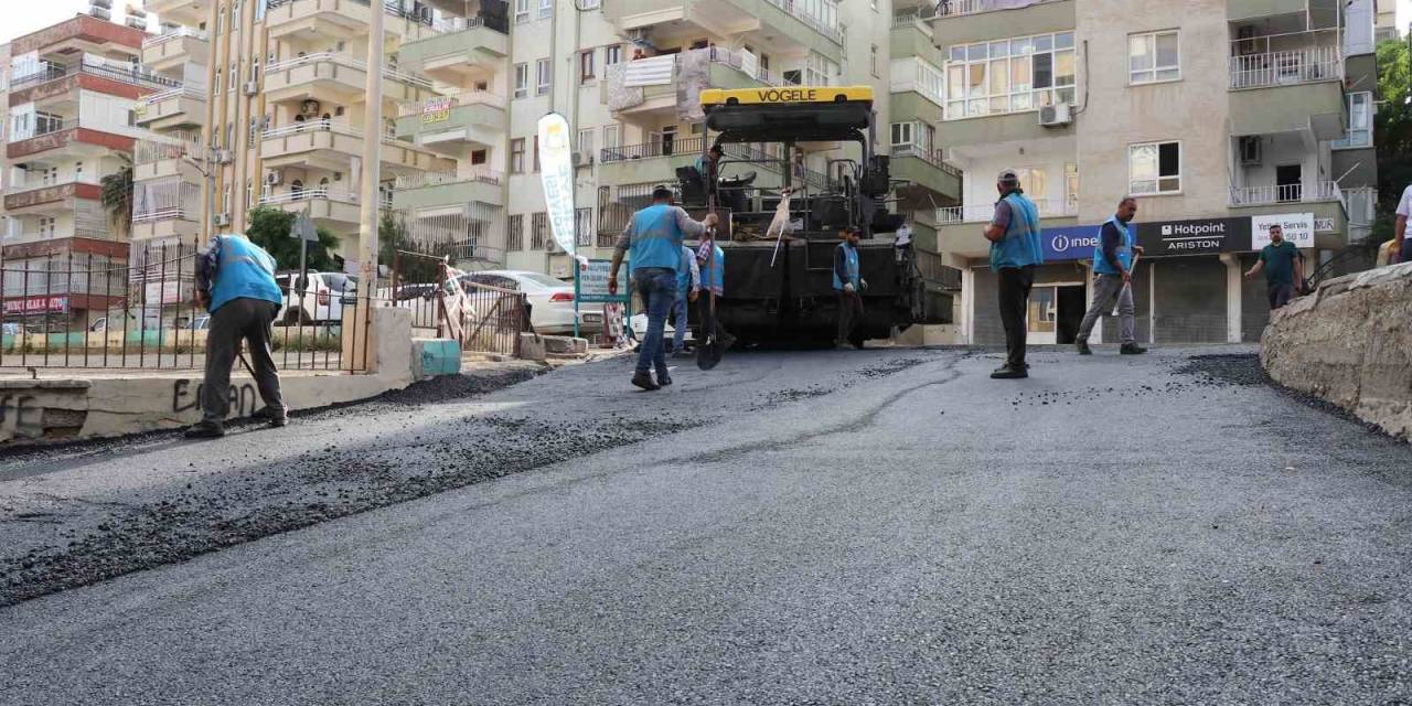 Canpolat Sıcak Asfalt Çalışmalarını İnceledi