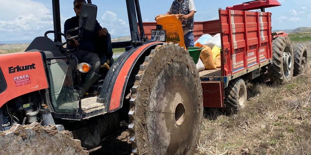 Kula’da Çeltik Ekimi Başladı