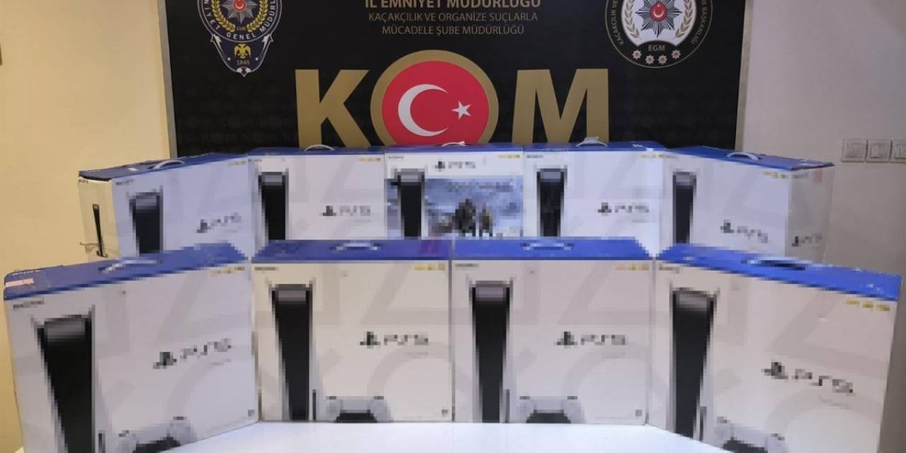 Erzincan’da 9 Adet Kaçak Oyun Konsolu Ele Geçirildi