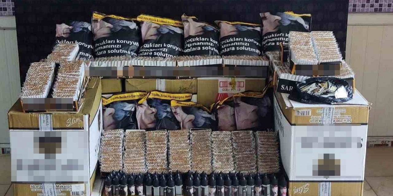 Tekirdağ’da 130 Bin Adet Makaron Ve 17 Kilo Kaçak Tütün Ele Geçirildi