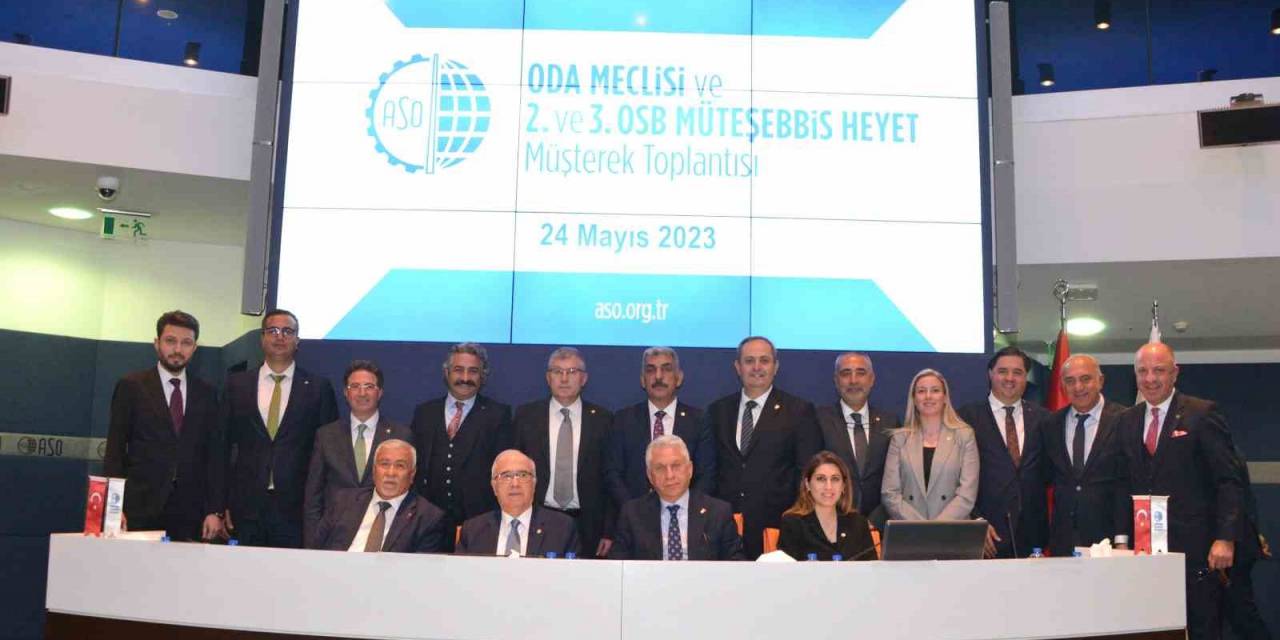 Aso 2. Ve 3. Osb Başkanlığı Seçiminde Mete Çağlayan Güven Tazeledi