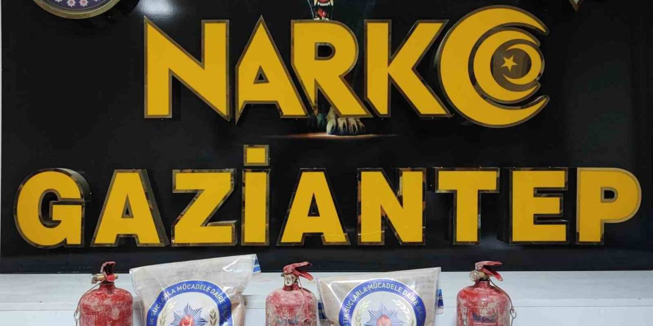 Yangın Tüpleri İçerisinde Eroin Sevkiyatı
