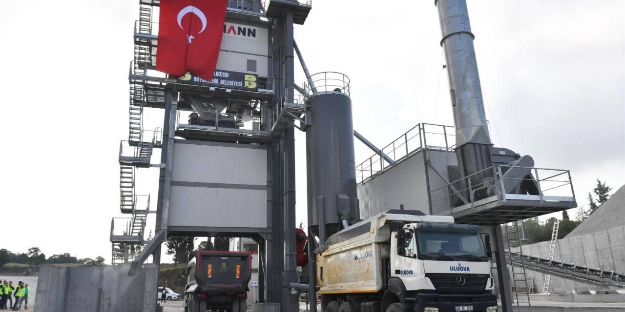 Büyükşehir’den Yeni Asfalt Üretim Tesisi