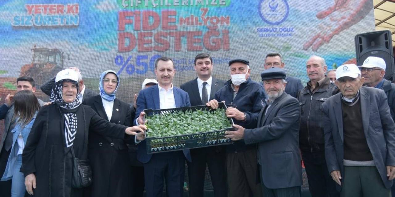 Kahramankazan’da Çiftçilere 1 Milyon 500 Bin Fide Desteği