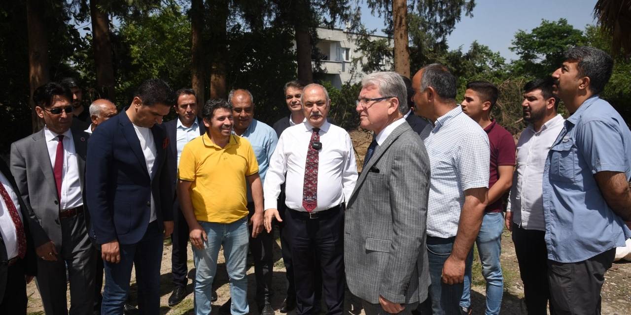 Başkan Kadir Kara, Yaşanan Afetten Zarar Gören Sakarcalık Köyünü Ziyaret Etti