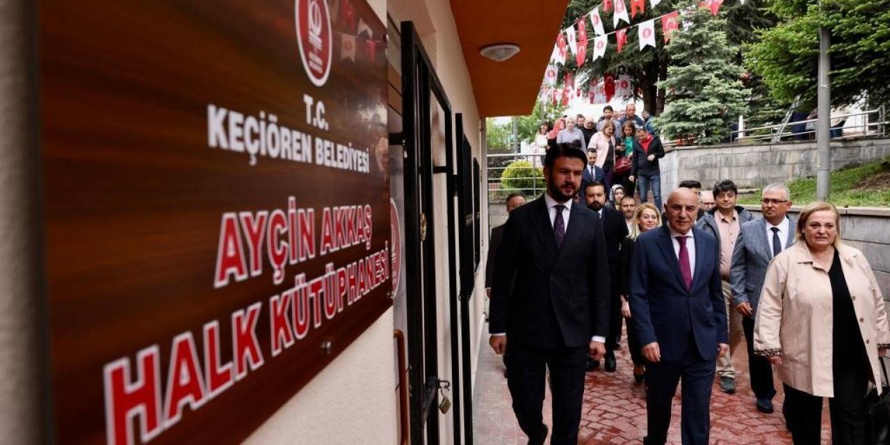 Atapark Ayçin Akkaş Kütüphanesi Hizmete Açıldı