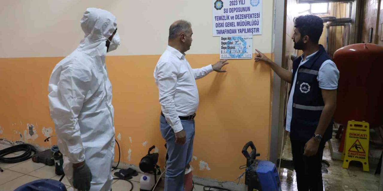 Diski İçme Suyu Depolarını Temizliyor